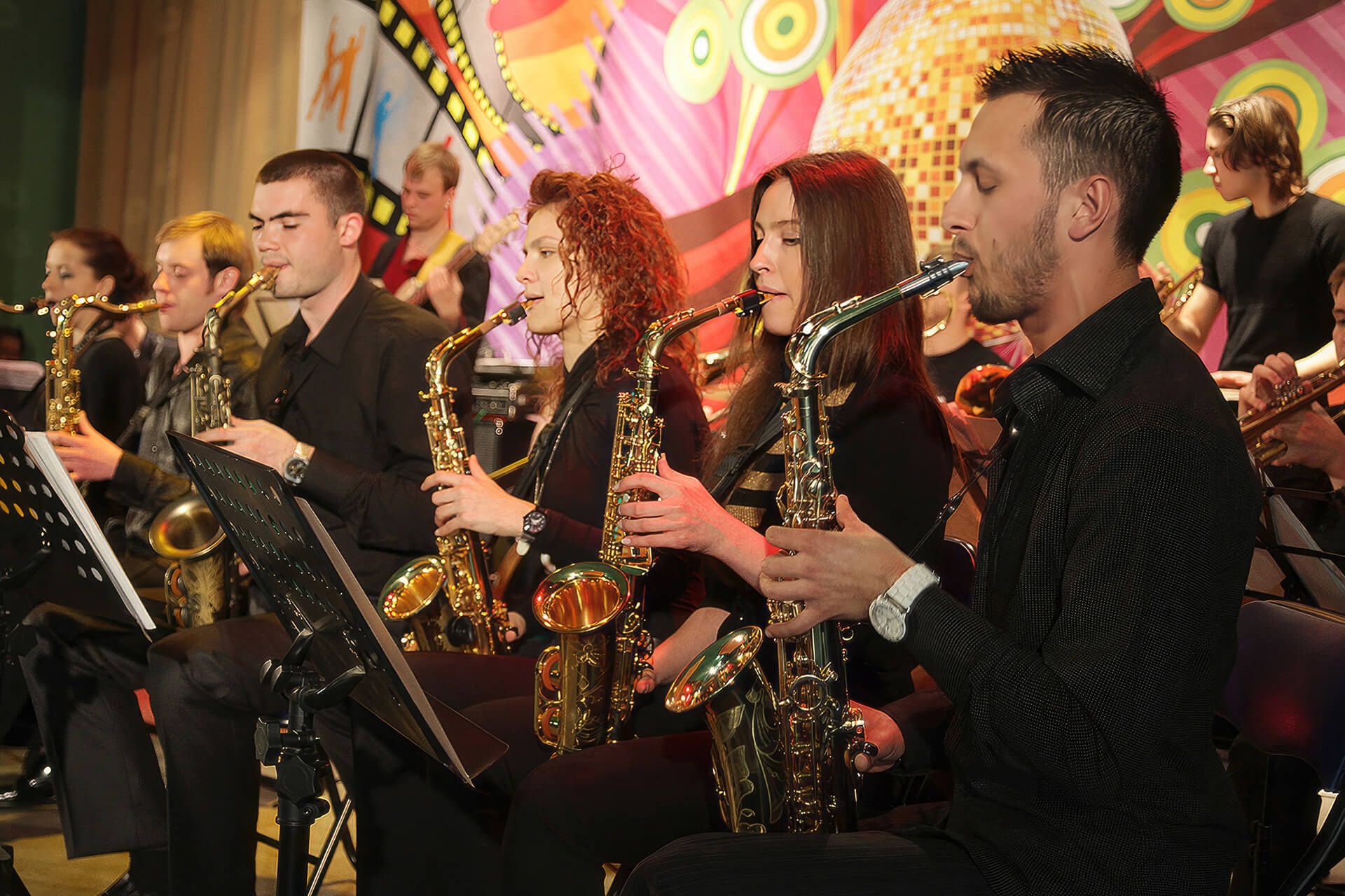 the creative team of the KNUCA Jazz Band under the direction of Hryhorii Postoy